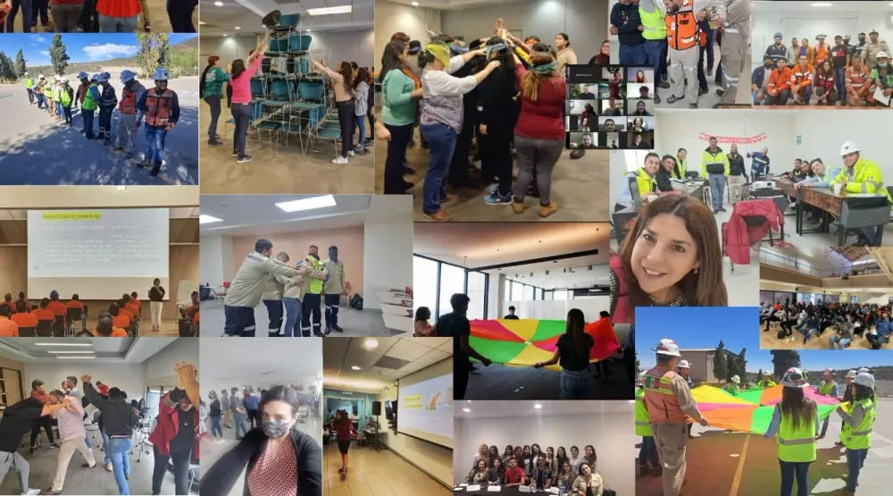 Mosaico de talleres impartidos por EVOLVE